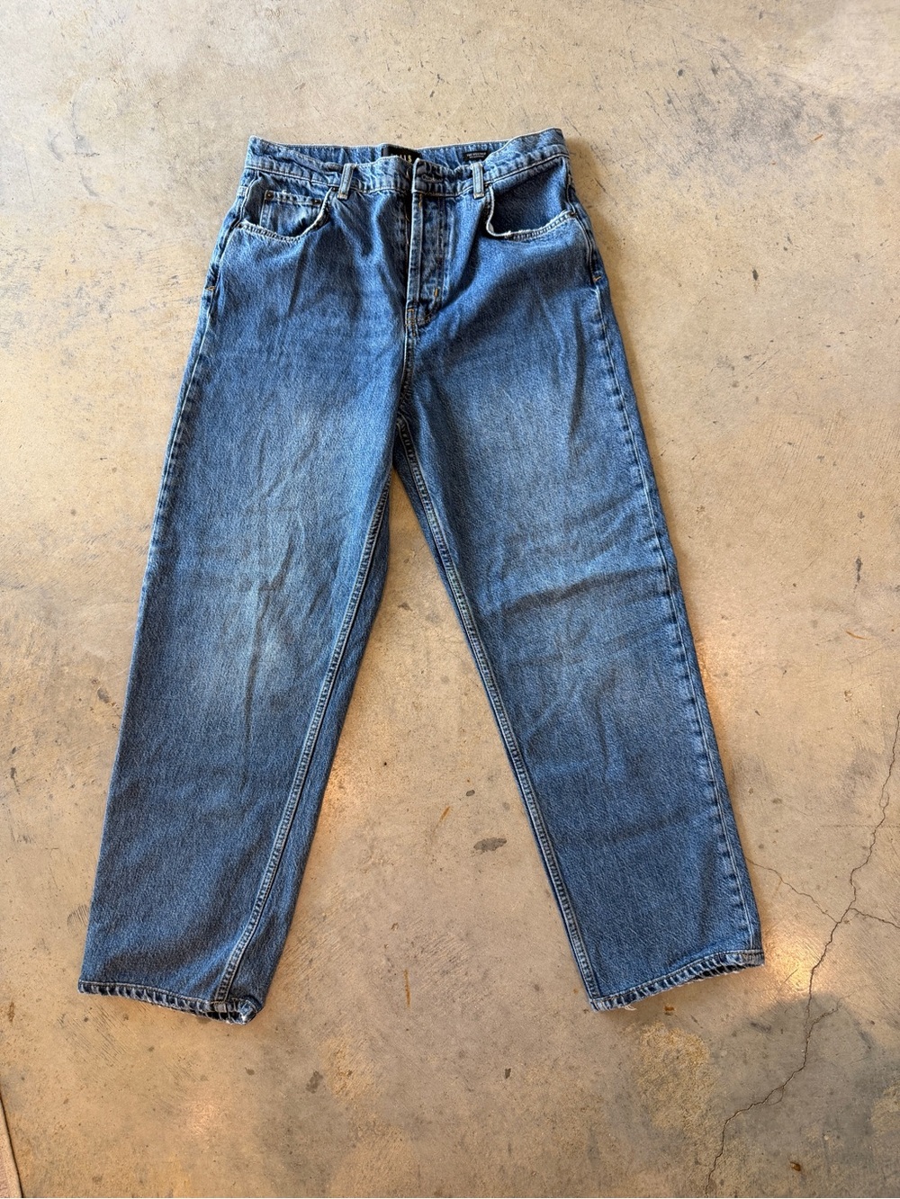 Rails Wide-Leg Jeans The Speedway Women Size 27 Organic Cotton - Picture 5 of 12
